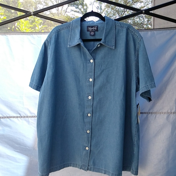Chambray Shirt by Angelique - Picture 6 of 8